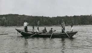 Pointer on the river