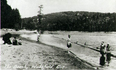 Wakefield beach c.1900
