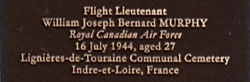 Chelsea Cenotaph Flight Lieutenant William Joseph Bernard Murphy